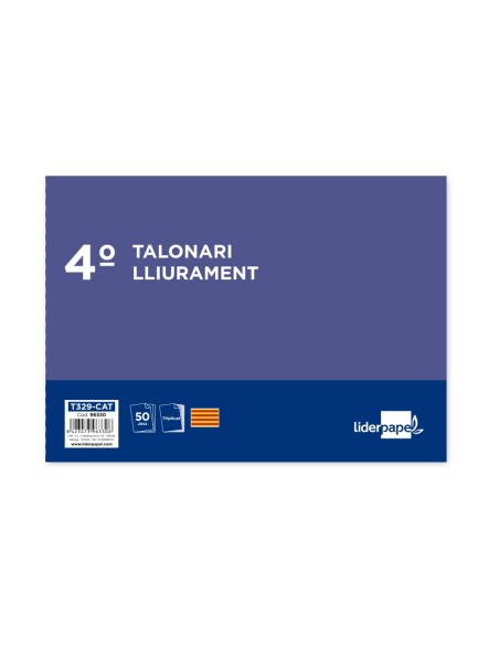TALONARIO ENTREGAS 4º APAISADO 329-CAT TRIPLICADO TEXTO EN CATALAN