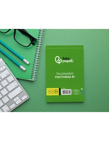 TALONARIO FACTURAS OCTAVO C/IVA- 100