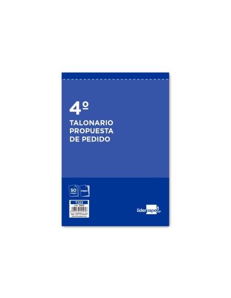 TALONARIO PEDIDOS 4º ORIGINAL,COPIA T222