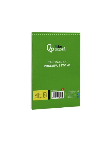 TALONARIO PRESUPUESTO 4º 230 DUPLICADO