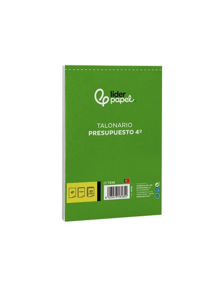 TALONARIO PRESUPUESTO 4º 230 DUPLICADO