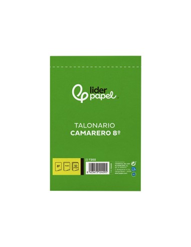 TALONARIO CAMARERO OCTAVO SIN IVA- 202 DUPLICADO