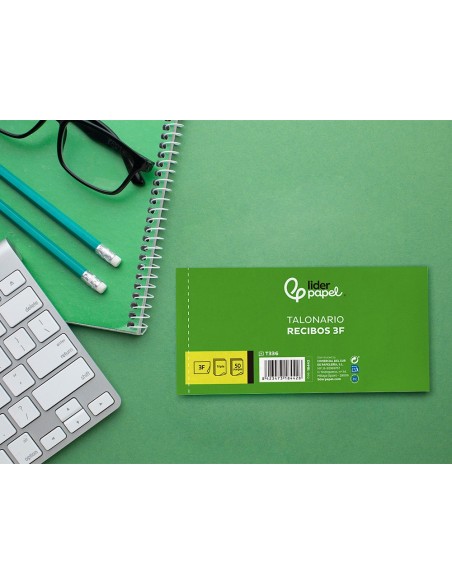 TALONARIO RECIBOS TRES EN FL.APAISADO 336 TRIPLICADO