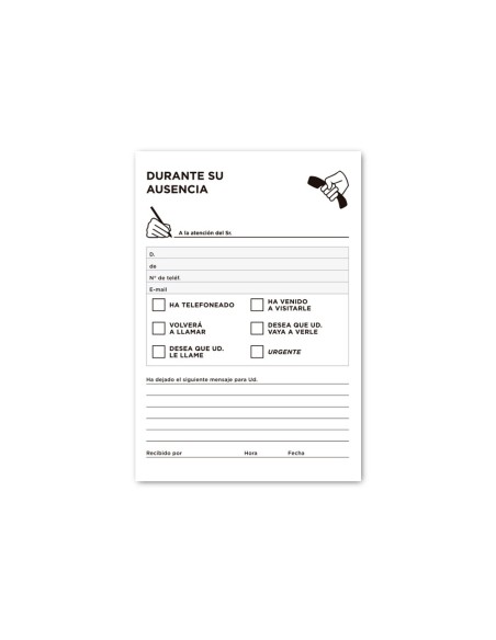 TALONARIO AUSENTES OCTAVO 103