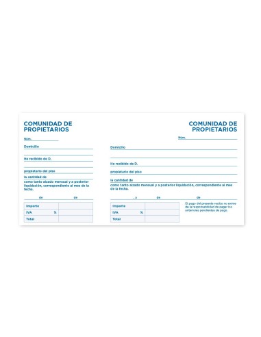 TALONARIO COMUD.TRES FL.106 C/IVA