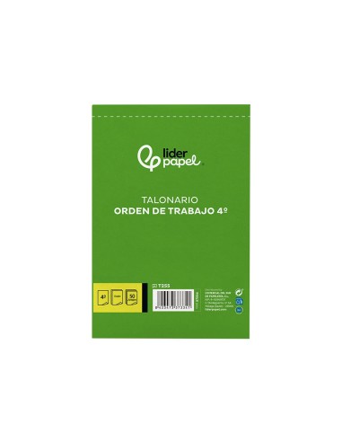 TALONARIO ORDEN TRABAJO 4º 255 DUPLICADO