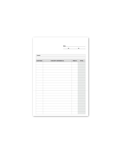 TALONARIO MULTIUSO 4º