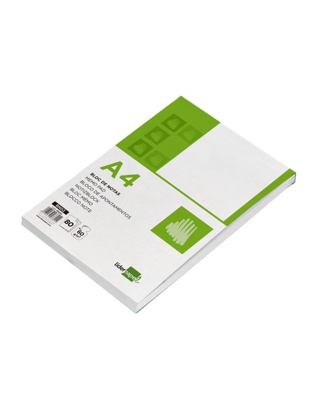 BLOC NOTAS PERFORADO A4 AP. 80H. LISO