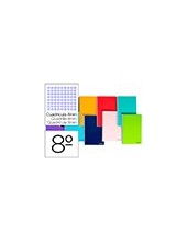 CUADERNO ESP. SMART A6 T.BLANDA 4MM 80H. 60GR. COL.SURT. 2