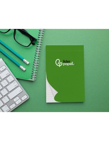 BLOC NOTAS LIDERPAPEL A5 HORIZONTAL 80H. 60GR. PERFORADO