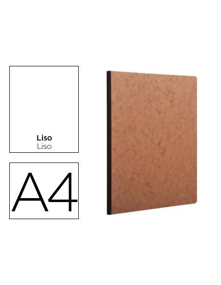 CUADERNO COSIDO AGE-BAG A4 T.CARTON LISO 96H. 90GR. HAVANA