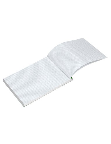 BLOC ENCOLADO LIDERPAPEL A4 4MM PERFORADO 80H. 60GR. S/TAPA