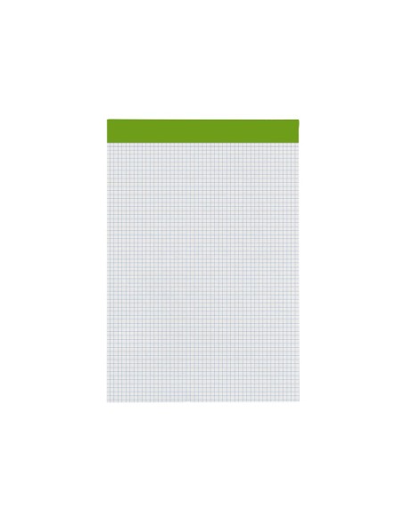 BLOC ENCOLADO LIDERPAPEL A4 4MM PERFORADO 80H. 60GR. S/TAPA