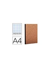 CUADERNO COSIDO AGE-BAG A4 T.CARTON 5MM.96H. 90GR. HAVANA 2