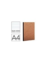 CUADERNO COSIDO AGE-BAG A4 T.CARTON HORIIZONTAL 96H. 90GR. HAVANA 2