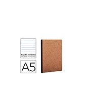 CUADERNO COSIDO AGE-BAG A5 T.CARTON HORIZONTAL 96H. 90GR. HAVANA 2