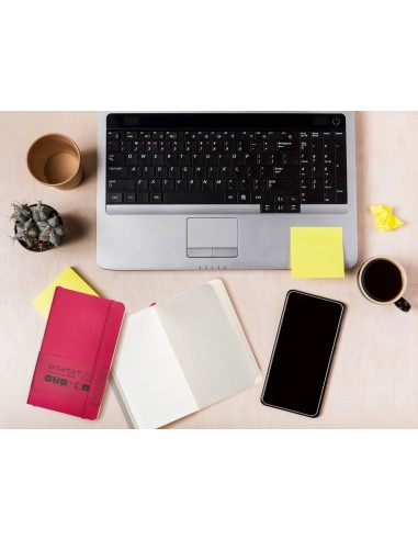 CUADERNO GOMILLA ANTARTIK NOTES T.BLANDA A6 BURDEOS 100H. 80GR.FSC