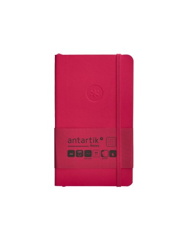 CUADERNO GOMILLA ANTARTIK NOTES T.BLANDA A6 BURDEOS 100H. 80GR.FSC