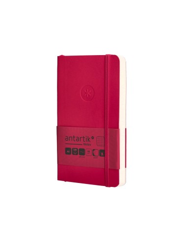 CUADERNO GOMILLA ANTARTIK NOTES T.BLANDA A6 BURDEOS 100H. 80GR.FSC