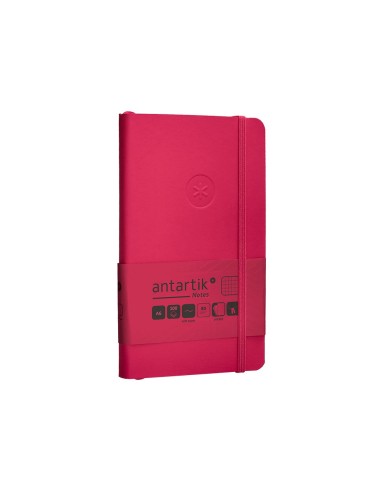 CUADERNO GOMILLA ANTARTIK NOTES T.BLANDA A6 BURDEOS 100H. 80GR.FSC