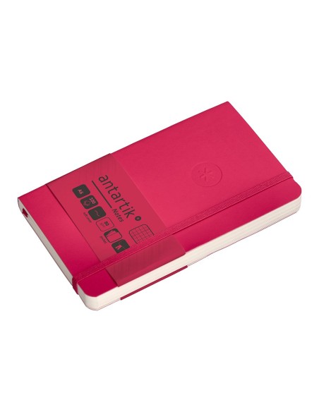 CUADERNO GOMILLA ANTARTIK NOTES T.BLANDA A6 BURDEOS 100H. 80GR.FSC