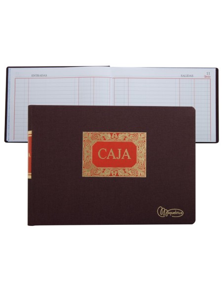 LIBRO MIQUELRIUS 4º APAISADO 100 H.CAJA ENTRADA Y SALIDA