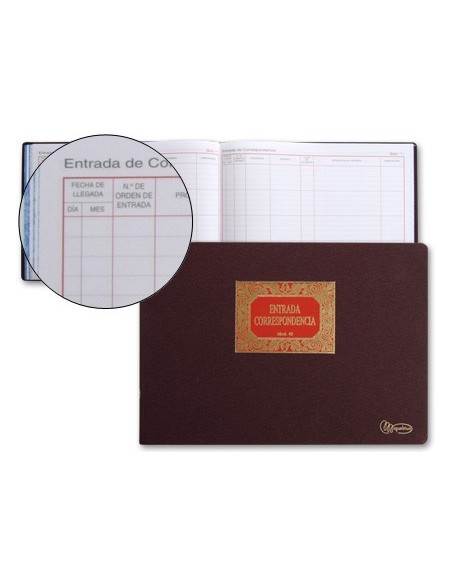 LIBRO MIQUELRIUS N. 42 FL.APAISADO 100 H.ENTRADA CORRESPONDENCIA