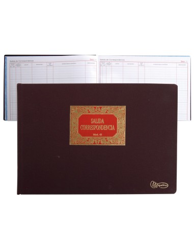 LIBRO MIQUELRIUS N. 43 FL.APAISADO 100 H.SALIDA CORRESPONDENCIA