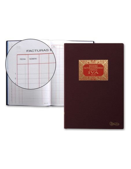 LIBRO MIQUELRIUS N. 64 FL.100 H.FACTURAS EMITIDAS