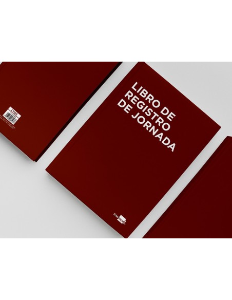 LIBRO  REGISTRO A4 10 EMPLEADOS MES PAGINA PAPEL BL.90 G