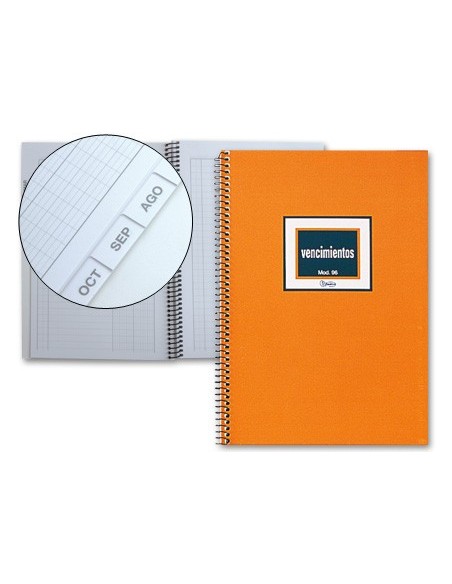 LIBRO MIQUELRIUS N. 96 4º 50 H.VENCIMIENTOS