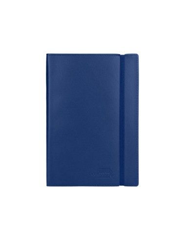 CUADERNO GRAP. LIDERPAPEL INDICE A6 4MM 120H. 70GR. AZ. C/GOMA