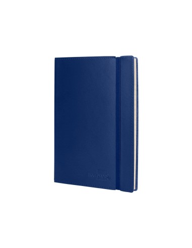 CUADERNO GRAP. LIDERPAPEL INDICE A6 4MM 120H. 70GR. AZ. C/GOMA
