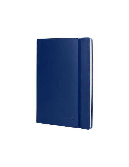 CUADERNO GRAP. LIDERPAPEL INDICE A6 4MM 120H. 70GR. AZ. C/GOMA