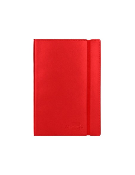 CUADERNO GRAP. LIDERPAPEL INDICE A7 4MM 120H. 70GR.RJ. C/GOMA