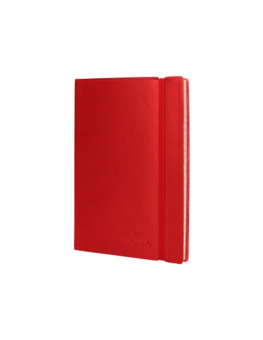 CUADERNO GRAP. LIDERPAPEL INDICE A7 4MM 120H. 70GR.RJ. C/GOMA