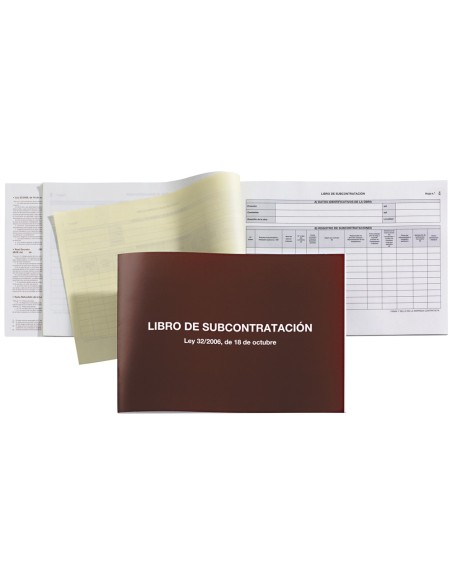 LIBRO SUBCONTRATACION MIQUELRIUS FL.NATURAL JUEGO 10 H.AUTOCOPIATIVAS