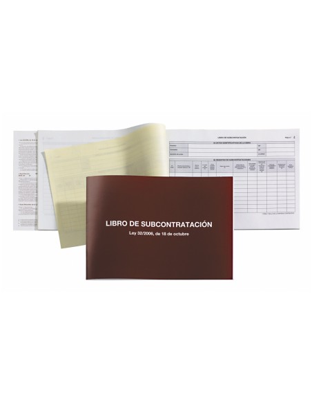 LIBRO SUBCONTRATACION CATALAN MIQUELRIUS FL.APAISAD JUEGO 10 H.AUTOCO