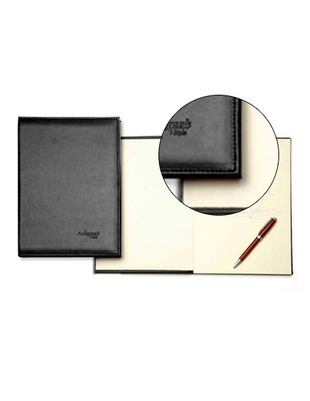 LIBRO FIRMAS AUTOGRAPH 6876 TAPA ACOLCHADA NEGRA 305X210 MM