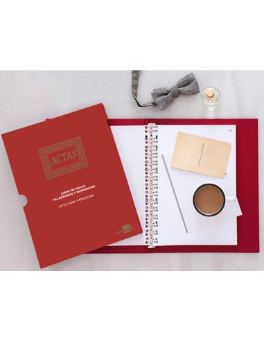 LIBRO  A4 ACTAS 15AN.CON 100H. MOVIBLES FOLIADAS