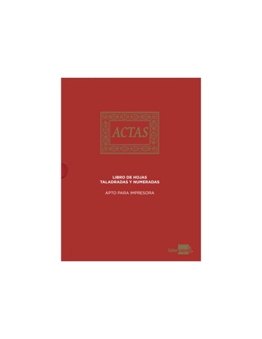 LIBRO  A4 ACTAS 15AN.CON 100H. MOVIBLES FOLIADAS
