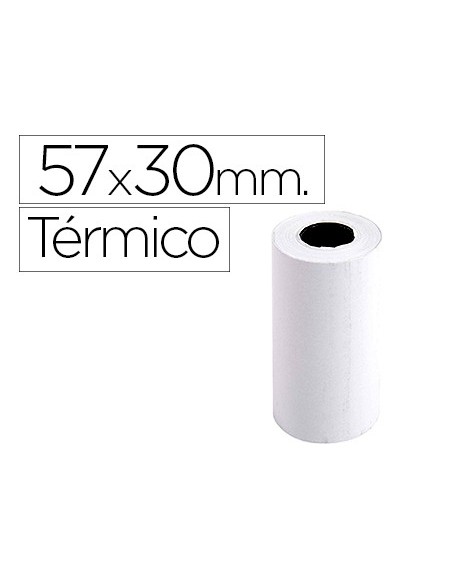 ROLLO SUMADORA EXACOMPTA TERMICO 57MM X 30MM 55 G/M2 SIN BISFENOL A
