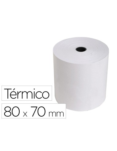 ROLLO SUMADORA EXACOMPTA TERMICO 80MM.X 80MM.55 G/M2 SIN BISFENOL A