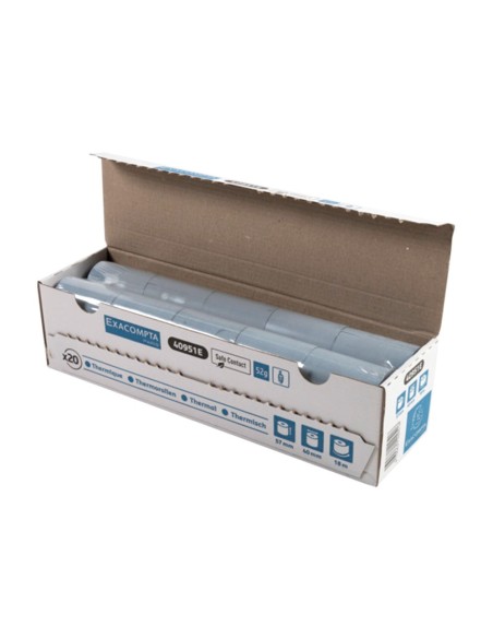 ROLLO SUMADORA EXACOMPTA SAFE CONTACT TERMICO 57MM X 40MM 52 G/M2