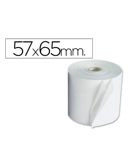 ROLLO SUMADORA ELECTRO 57 MM ANCHO X 65 MM DIAMETRO COPIATIVO C/DOS H