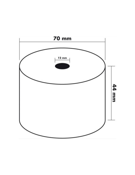 ROLLO SUMADORA ELECTRO 44 MM ANCHO X 70 MM DIAMETRO