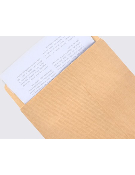 SOBRE BOLSA FUELLE KRAFT ARMADO 280X365X50MM TIRA SILICONA 120GR C.50