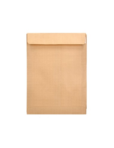 SOBRE BOLSA ARMADO KRAFT SEGURIDAD 260X360MM TIRA SILICONA 120GR 100U