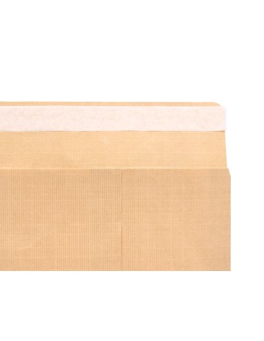 SOBRE BOLSA ARMADO KRAFT SEGURIDAD 260X360MM TIRA SILICONA 120GR 100U