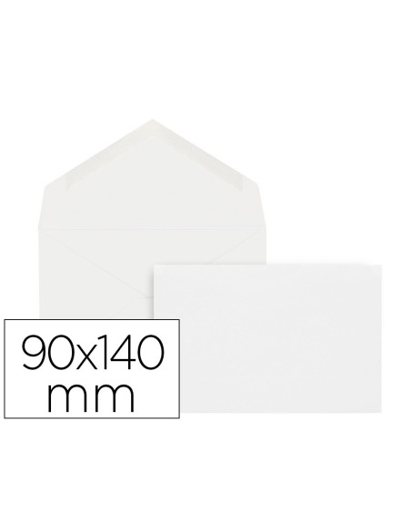 SOBRE M-7 BLANCO REGISTRO EXTRA 90 X 140 MM CAJA 100